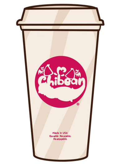 chibeann coffee cup logo ver.